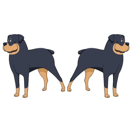 Signmission Rottweiler Dog Decal, Dog Lover Decor Vinyl Sticker D-24-Rottweiler